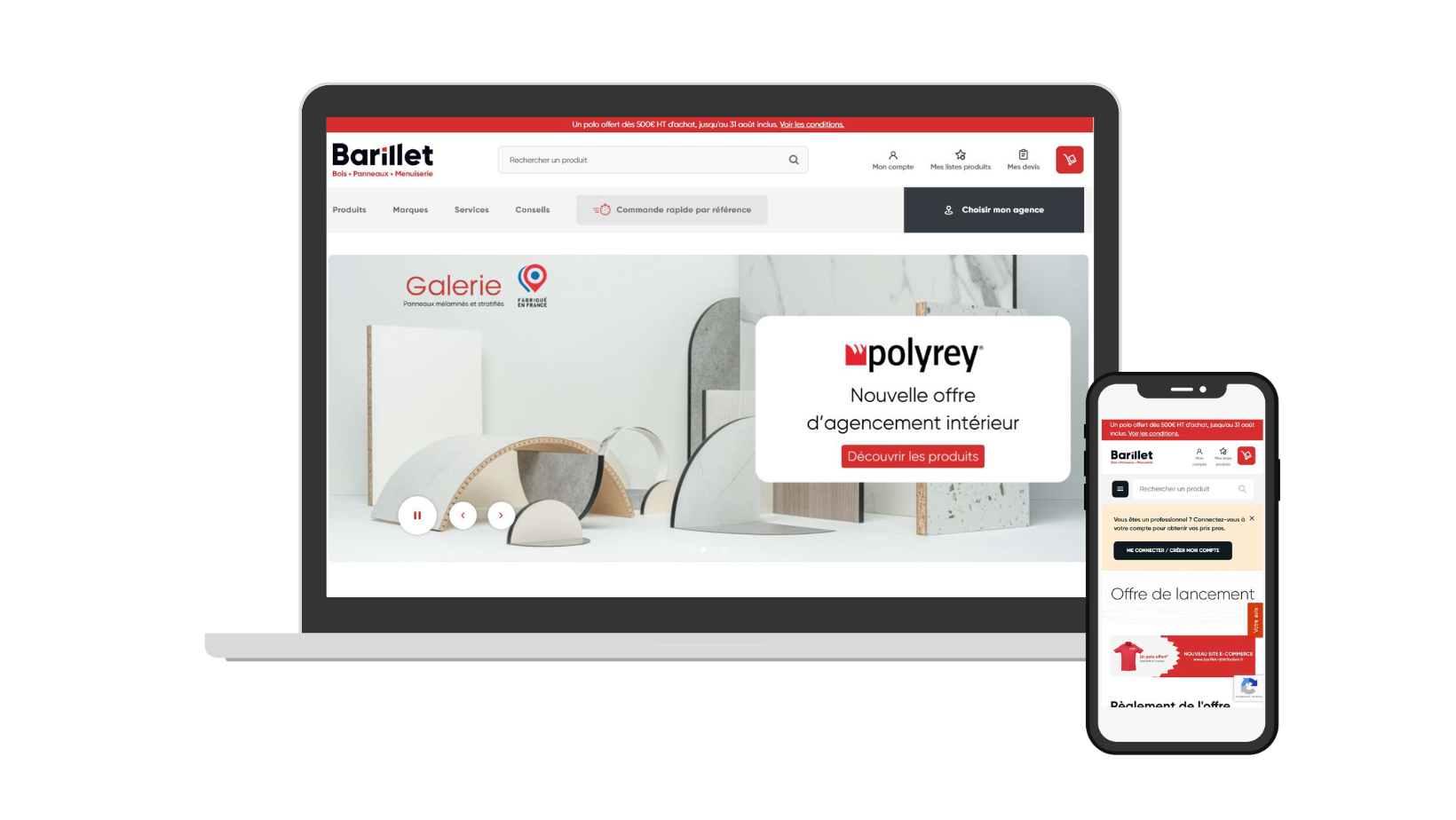 Nouvelle plateforme e-commerce pour le Groupe Barillet